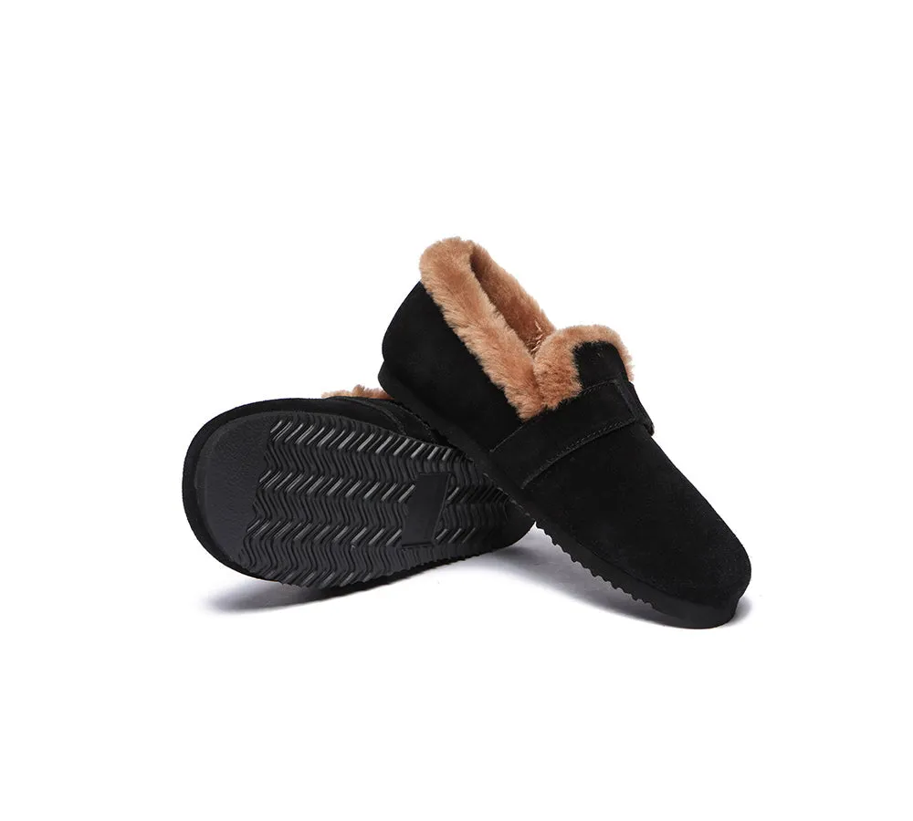 AUSTRALIAN SHEPHERD® UGG Slippers Women Shearling Lined Suede Mona