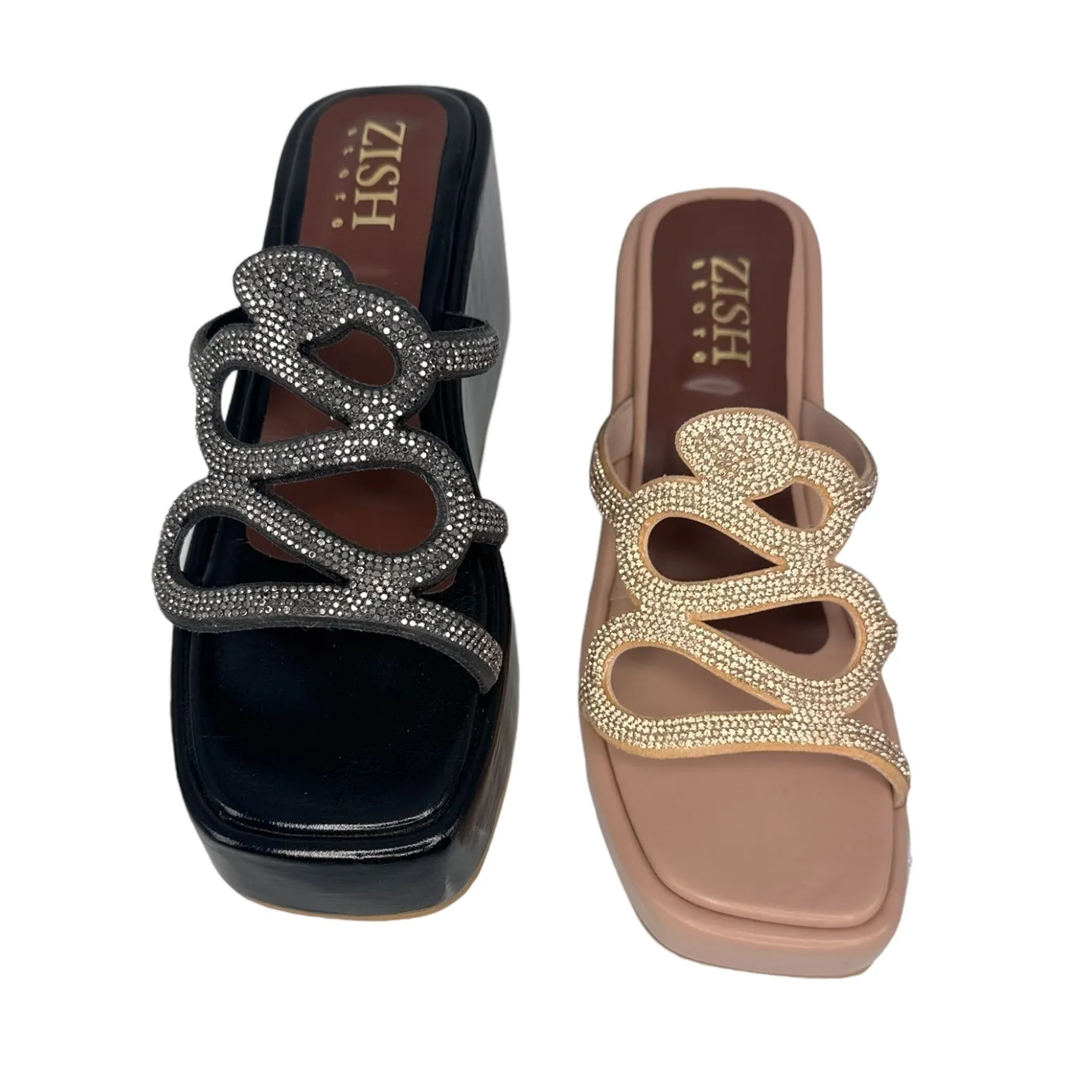 Black Slytherine Slides