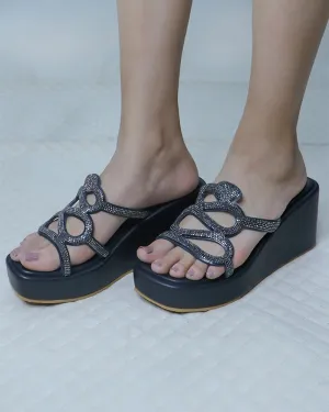 Black Slytherine Slides