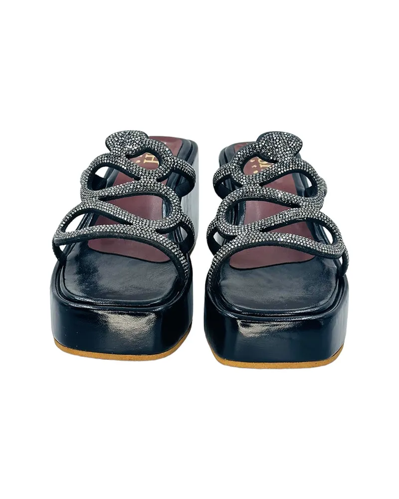 Black Slytherine Slides