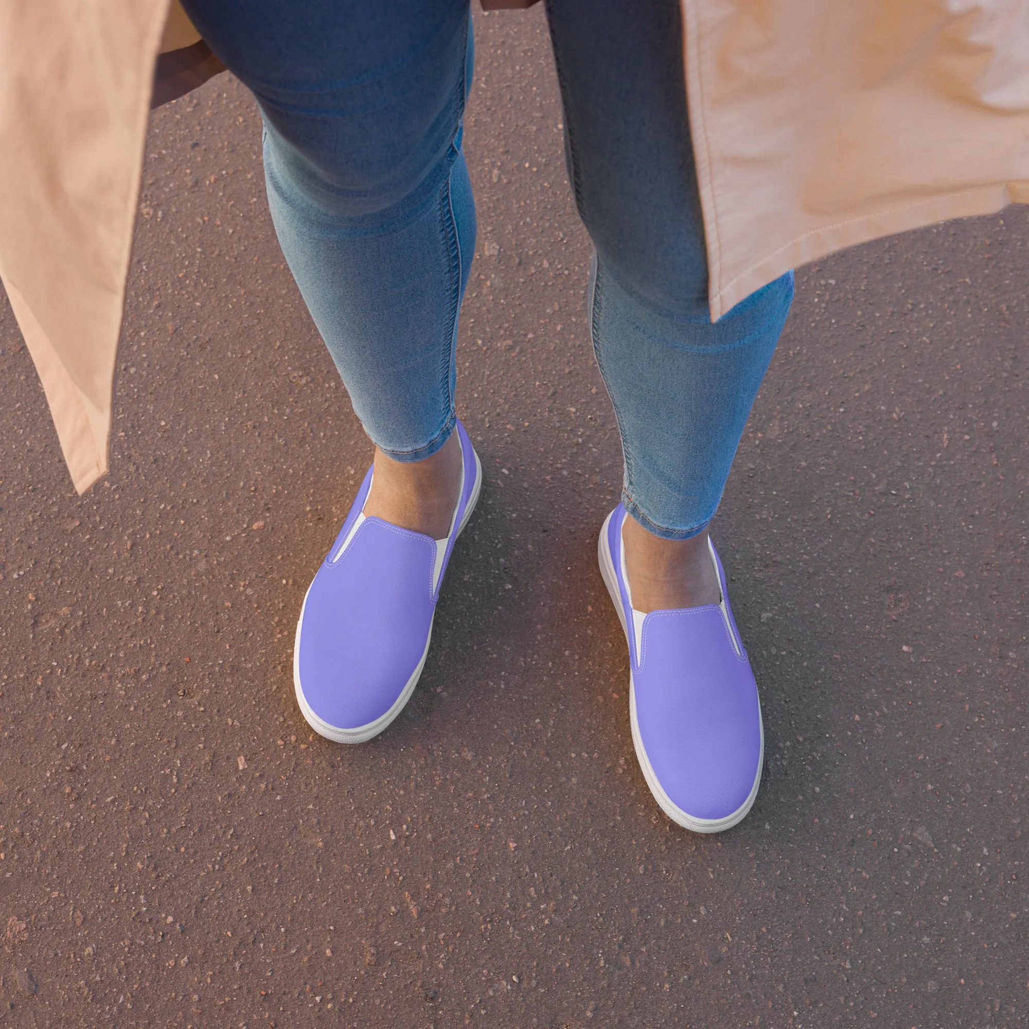 Blue Women’s slip-on canvas shoes