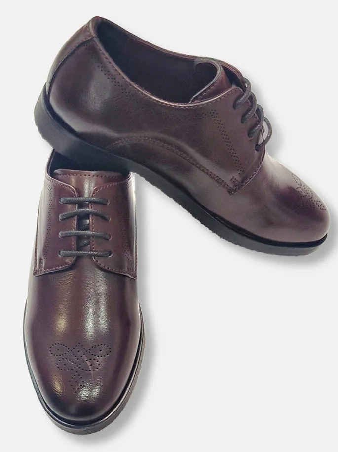 Boys Benetti CONOR Burgundy Communion Shoes
