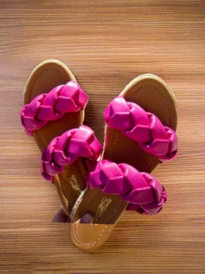 Braided Sandals Double Strap