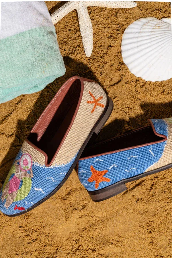 BY PAIGE - NEEDLEPOINT LOAFER IN BEACH DAY