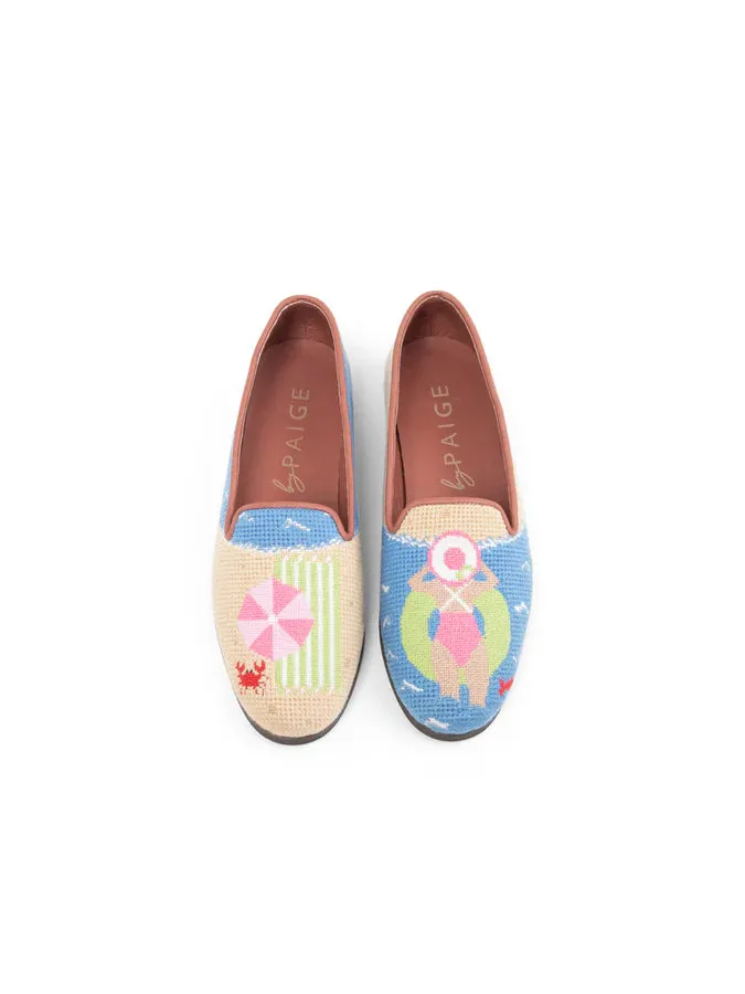 BY PAIGE - NEEDLEPOINT LOAFER IN BEACH DAY