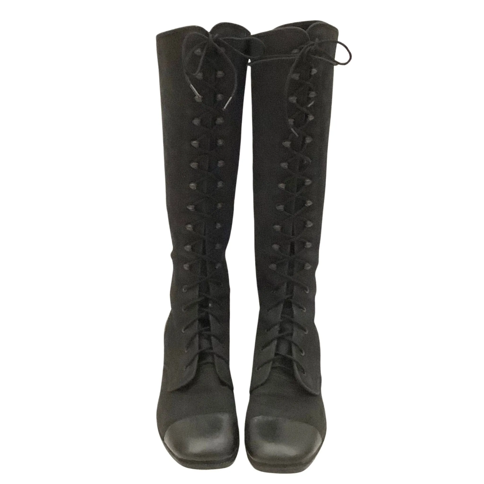 Canvas Goth Boots
