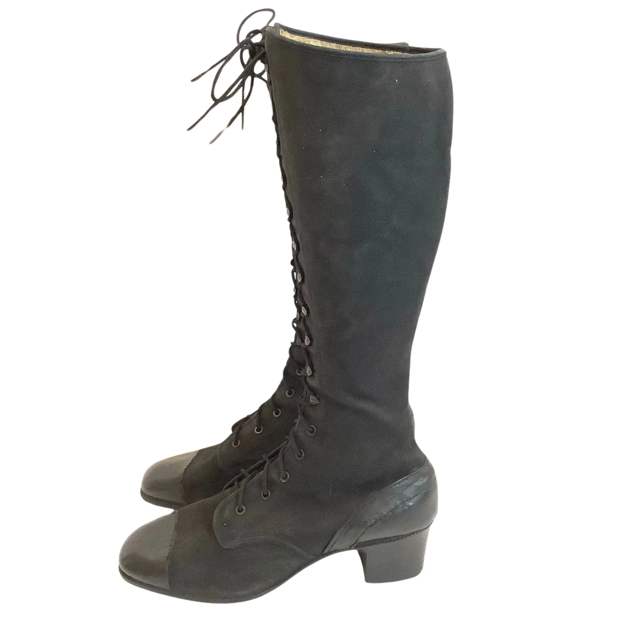 Canvas Goth Boots
