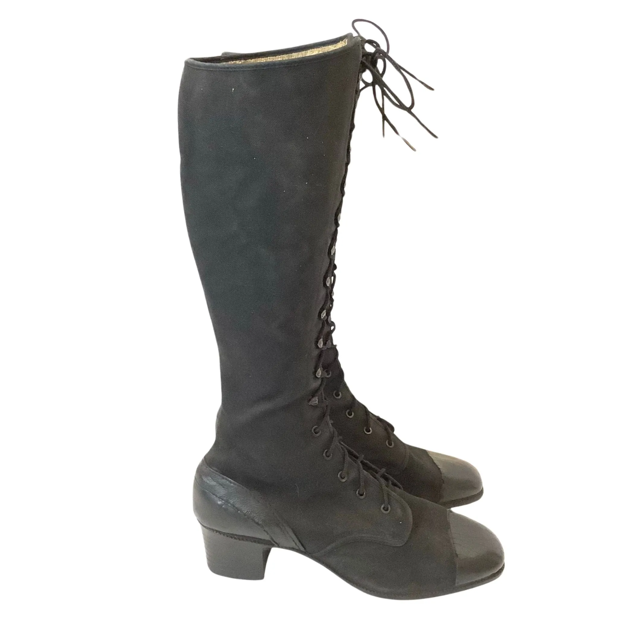 Canvas Goth Boots