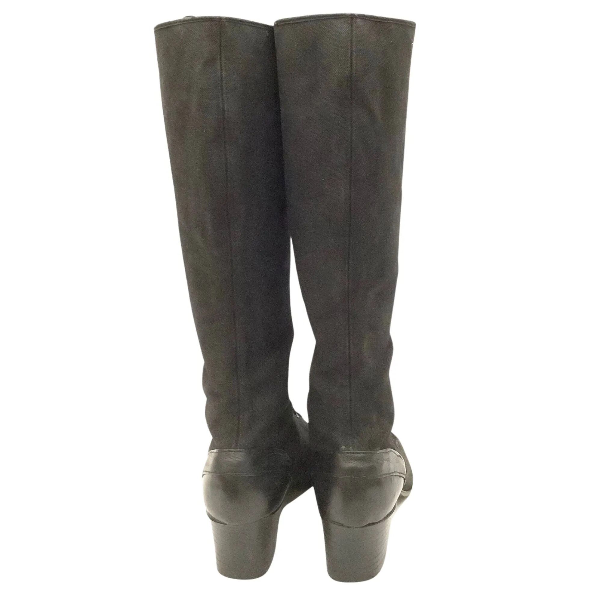Canvas Goth Boots