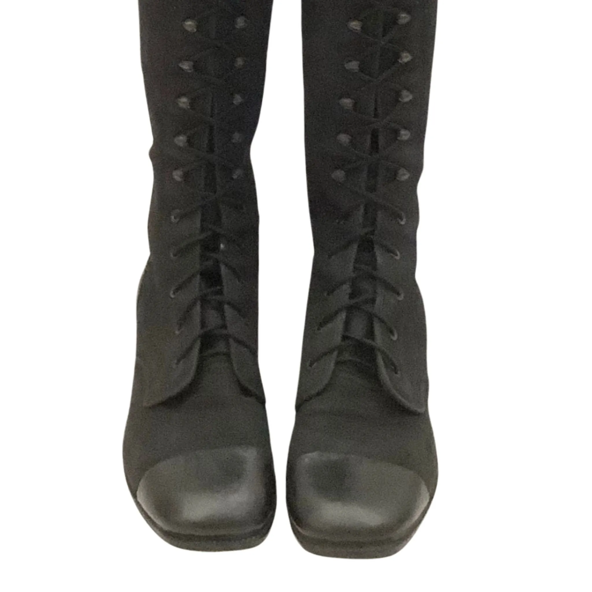 Canvas Goth Boots