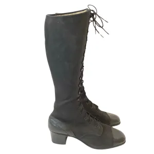 Canvas Goth Boots