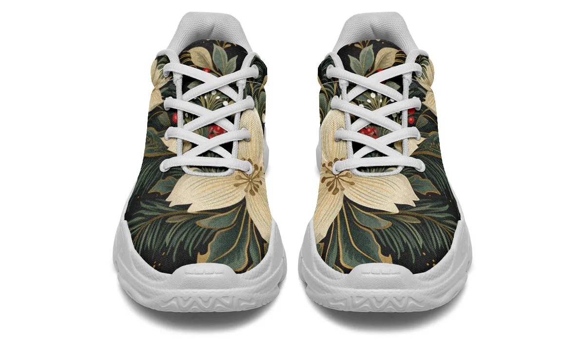 Christmas Flora Chunky Sneakers