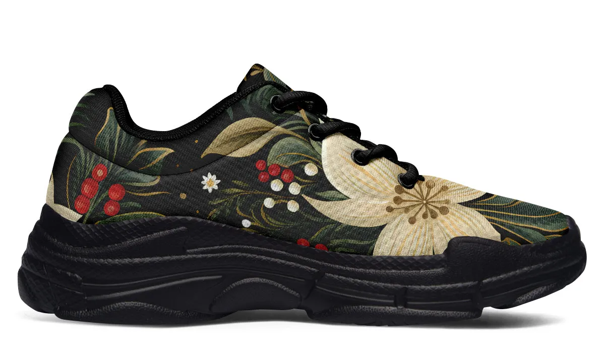 Christmas Flora Chunky Sneakers