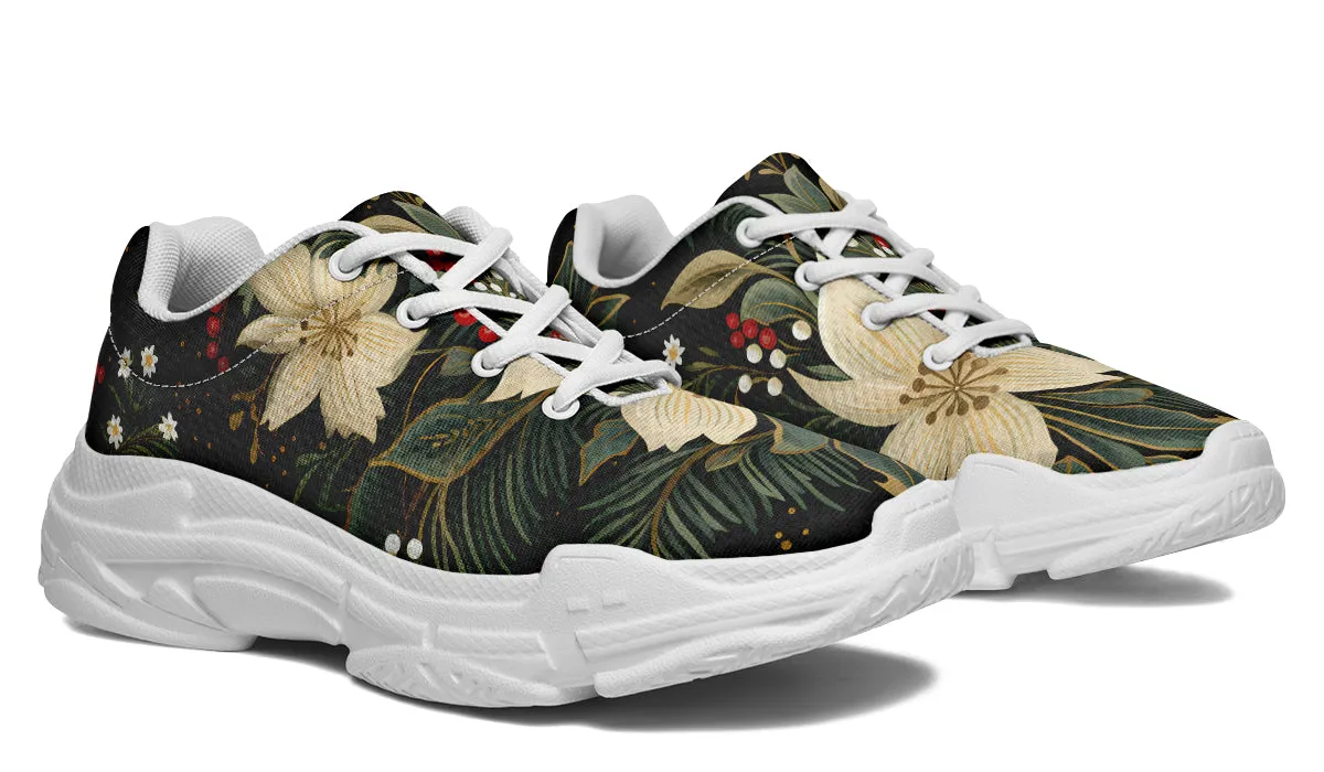 Christmas Flora Chunky Sneakers