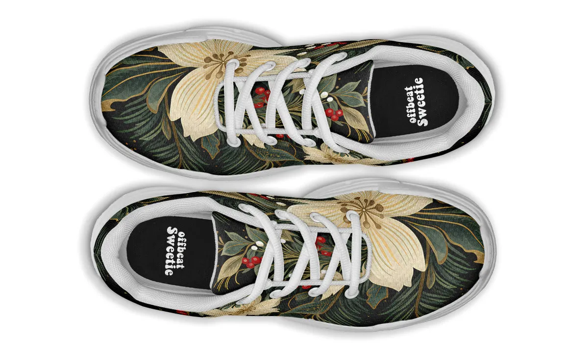 Christmas Flora Chunky Sneakers