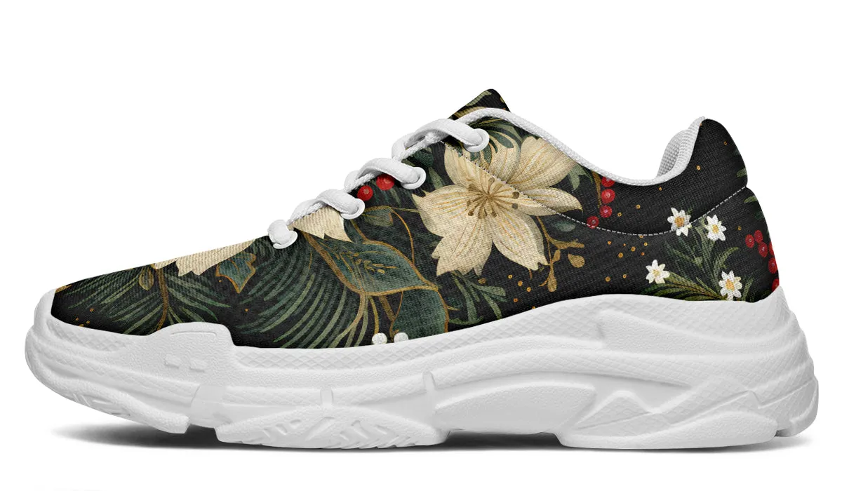 Christmas Flora Chunky Sneakers
