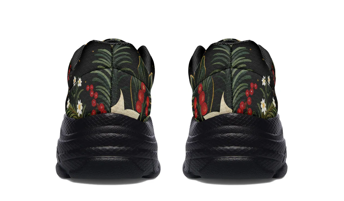 Christmas Flora Chunky Sneakers