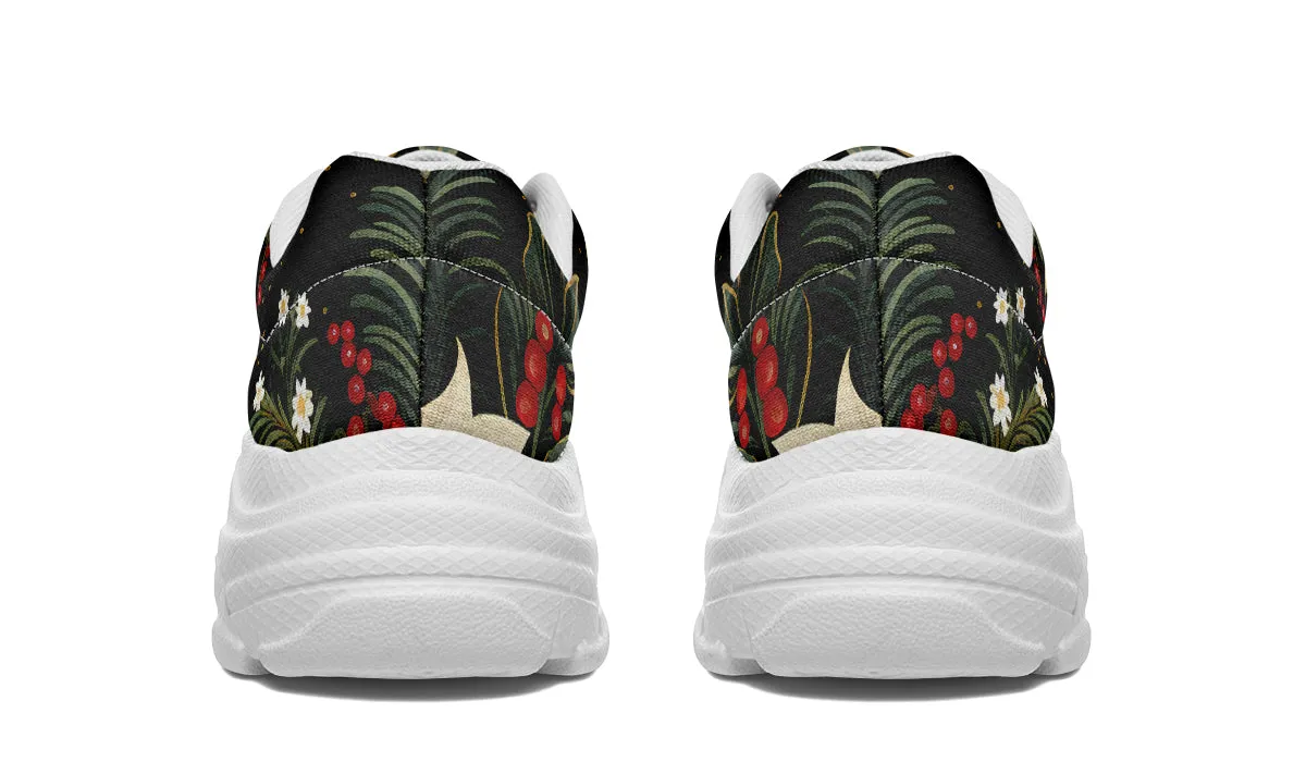 Christmas Flora Chunky Sneakers