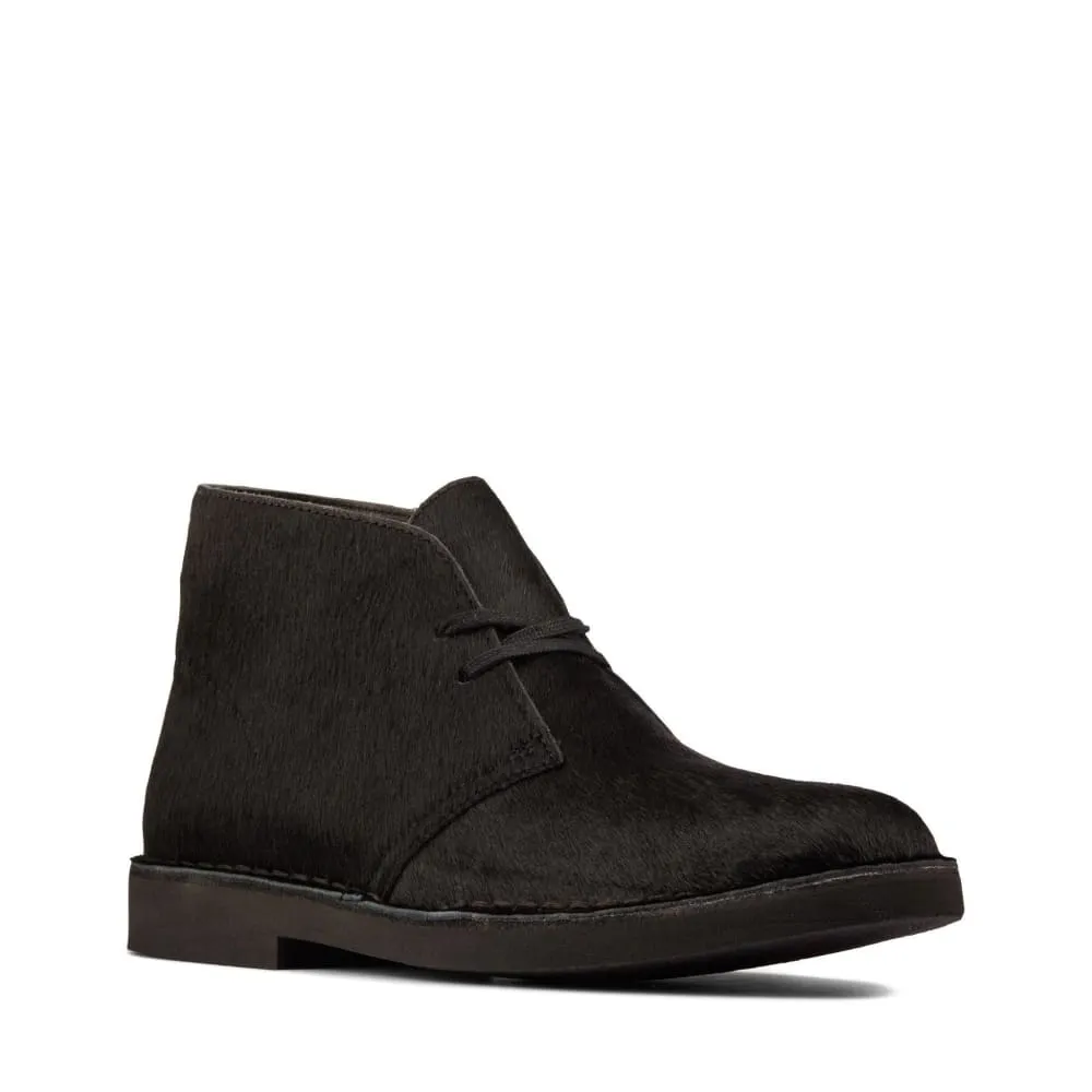 Clarks Originals Desert Boots 2 Women's Black Suede 26162532