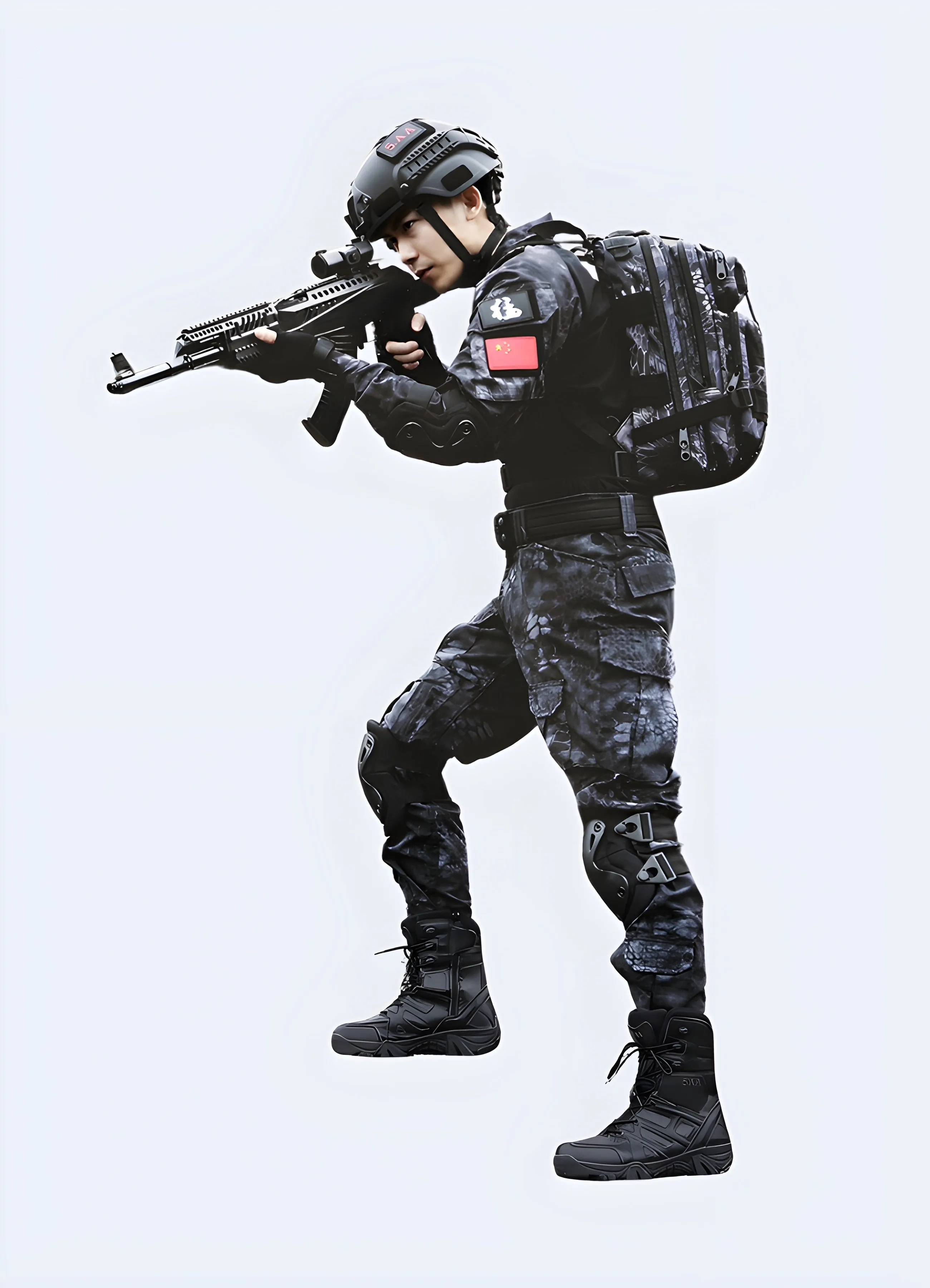 Combat Boots Techwear