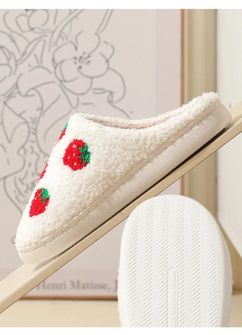 Cozy Fruit Slippers for Women & Tweens