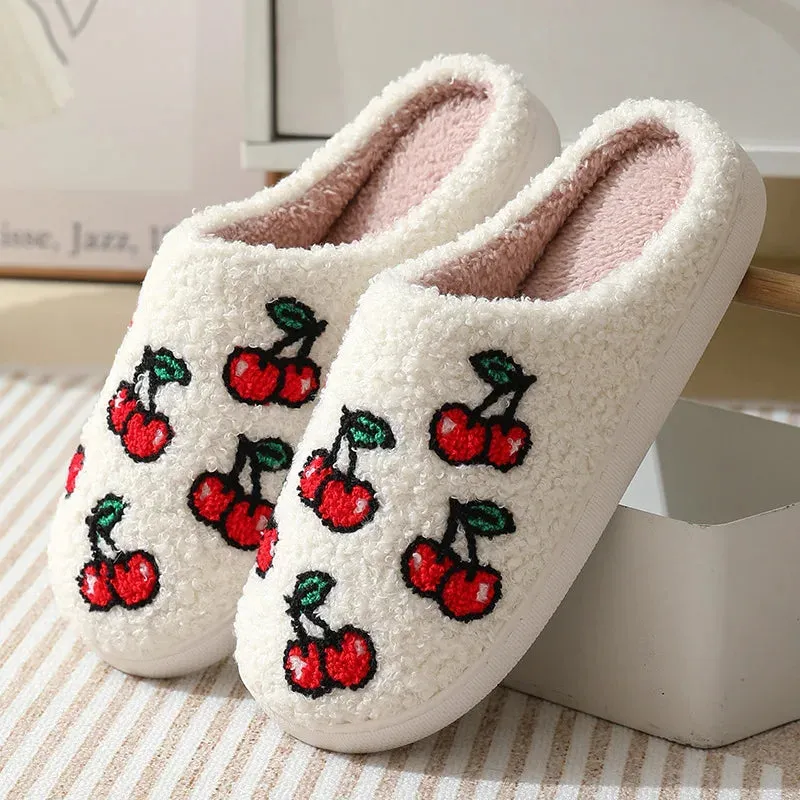 Cozy Fruit Slippers for Women & Tweens