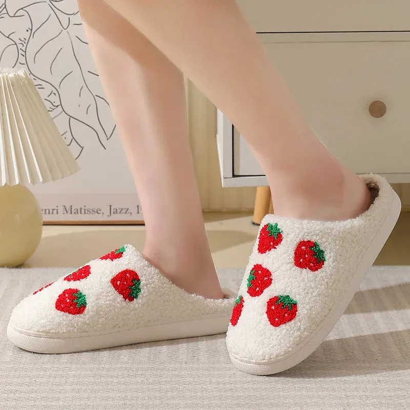 Cozy Fruit Slippers for Women & Tweens