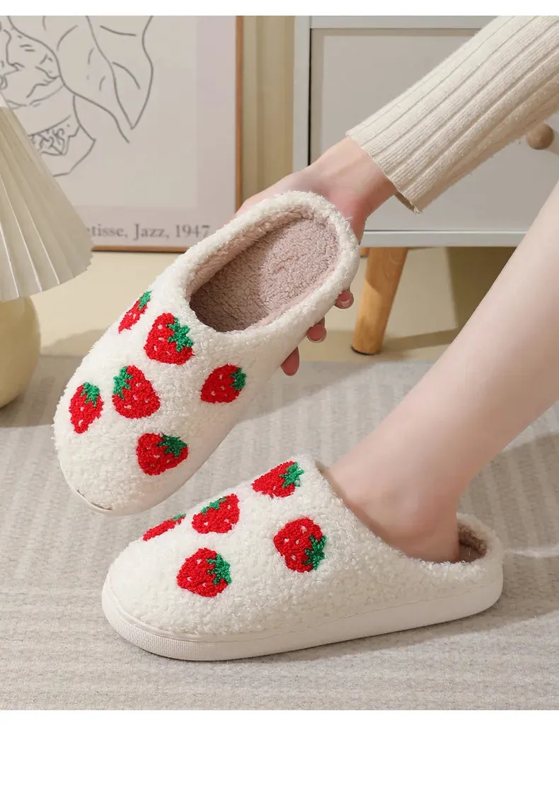Cozy Fruit Slippers for Women & Tweens