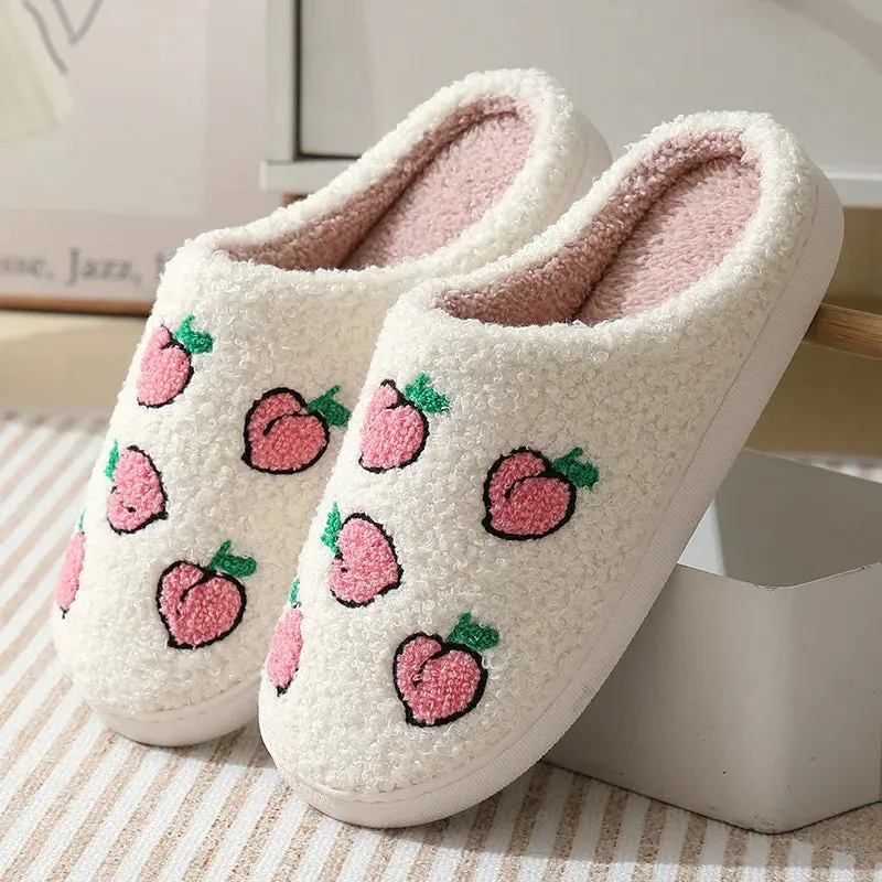 Cozy Fruit Slippers for Women & Tweens