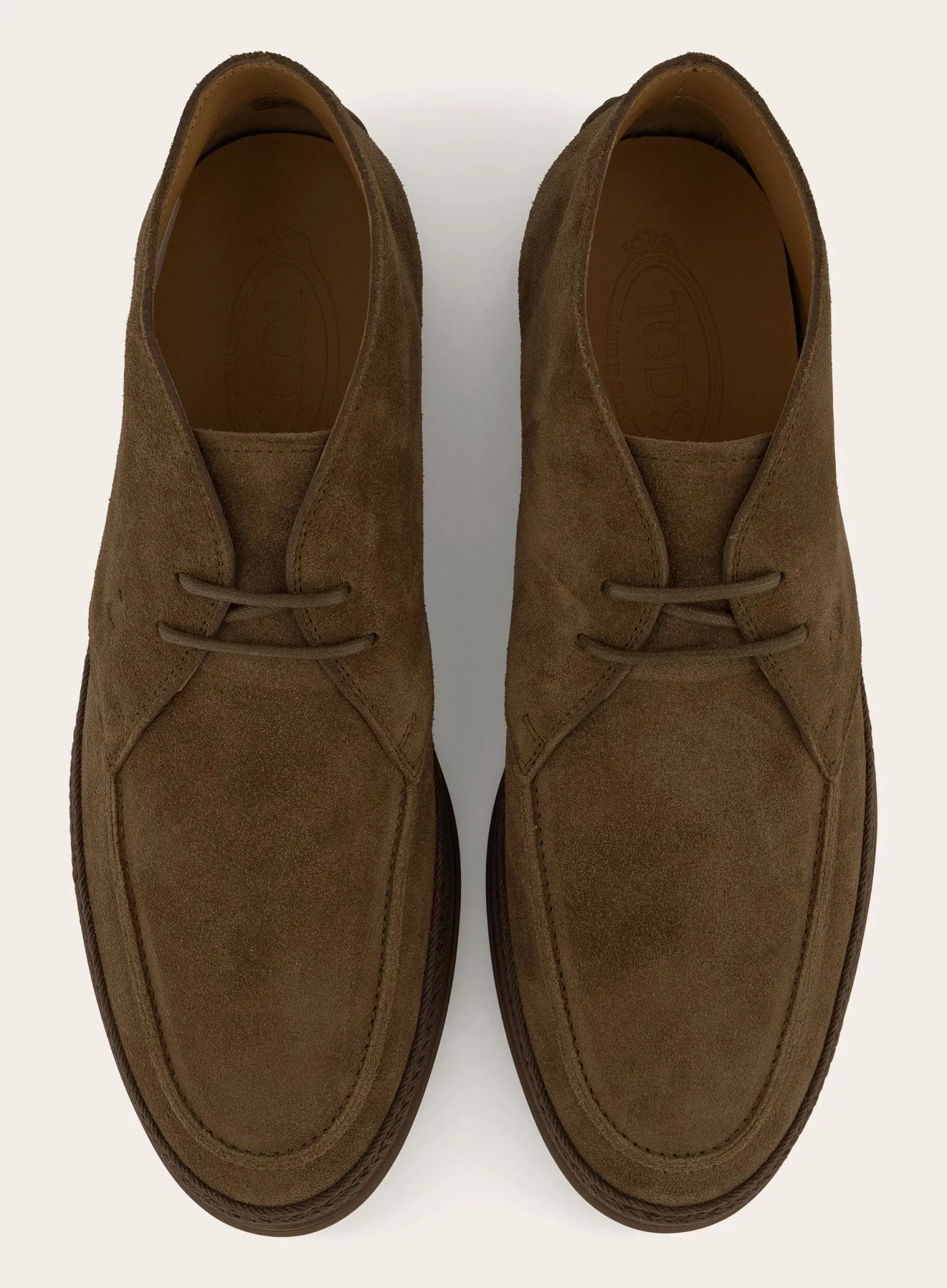 Desert boots van suède