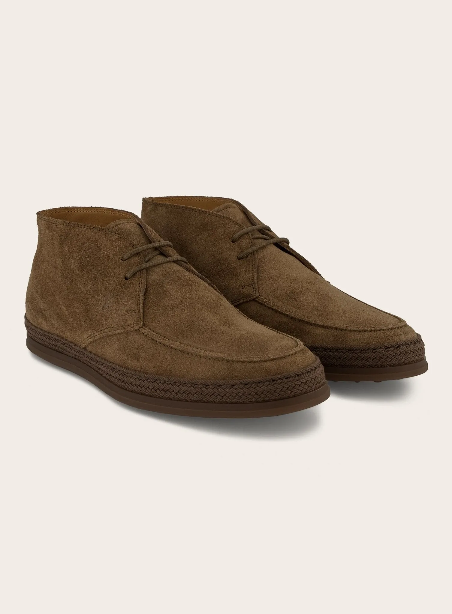 Desert boots van suède