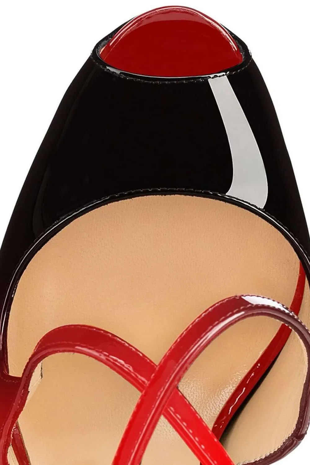 fish mouth platform high heel shoes