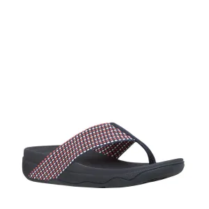 FitFlop Women's Surfa Flip-Flop, Midnight Navy Mix