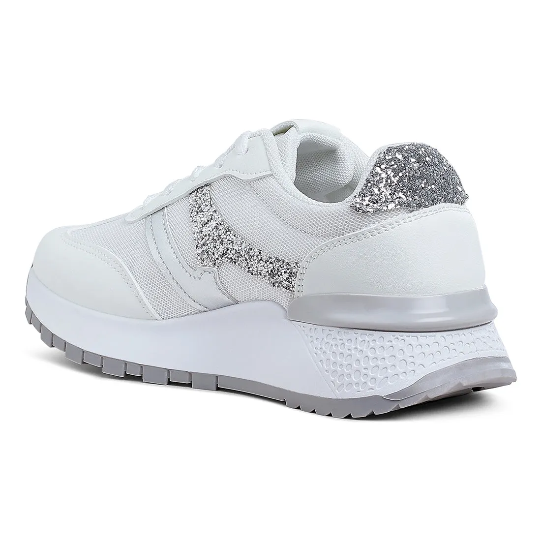 Glitter Detail Chunky Sneakers