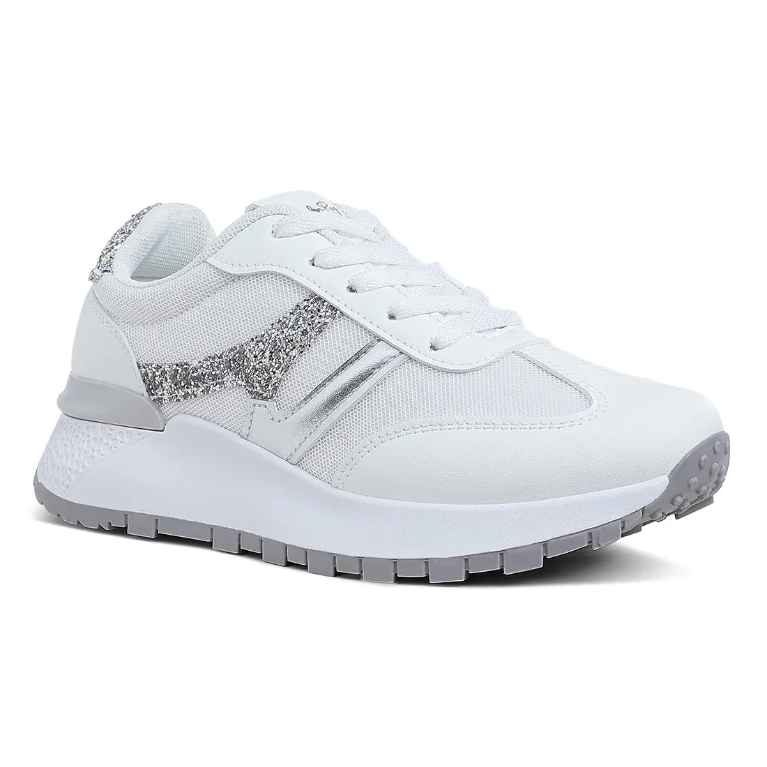 Glitter Detail Chunky Sneakers