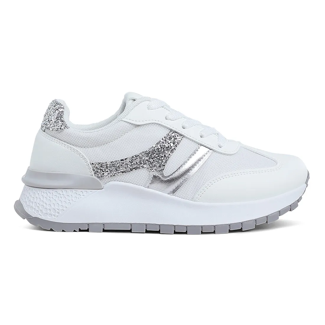 Glitter Detail Chunky Sneakers