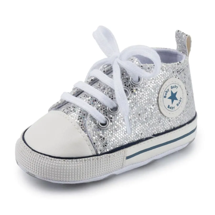 Goo's Glitter Sneaker - Silver