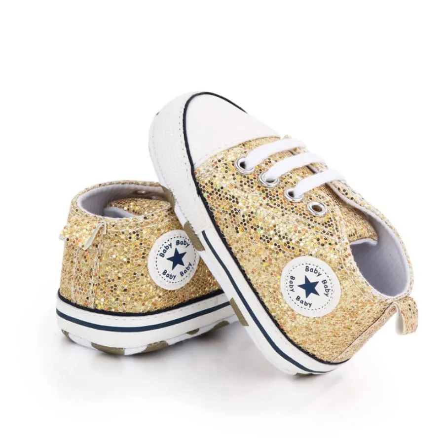 Goo's Glitter Sneaker - Silver