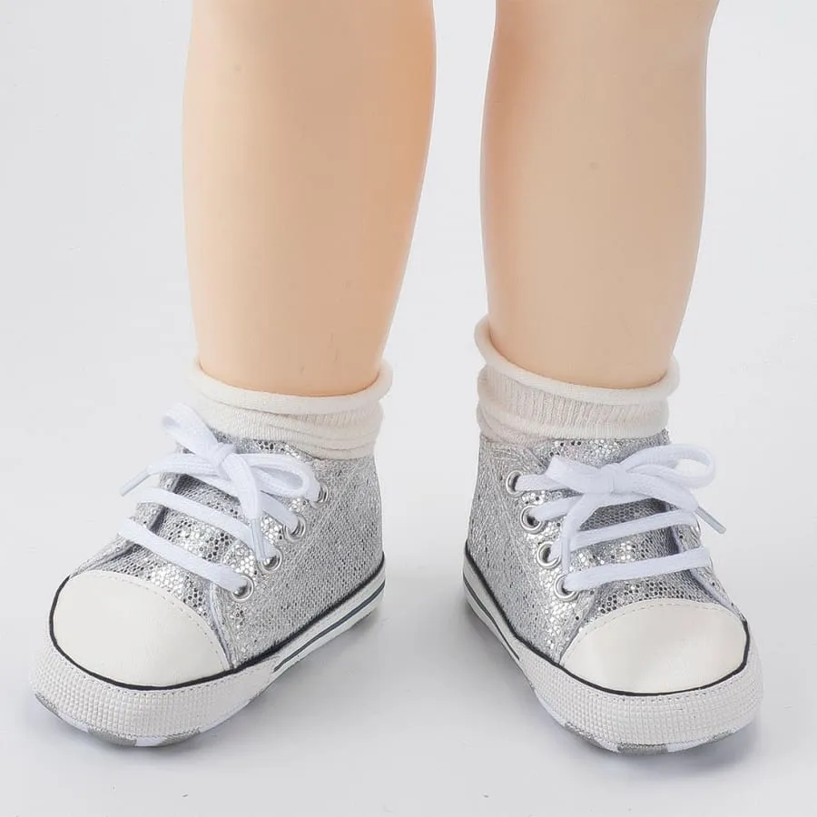 Goo's Glitter Sneaker - Silver