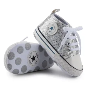Goo's Glitter Sneaker - Silver