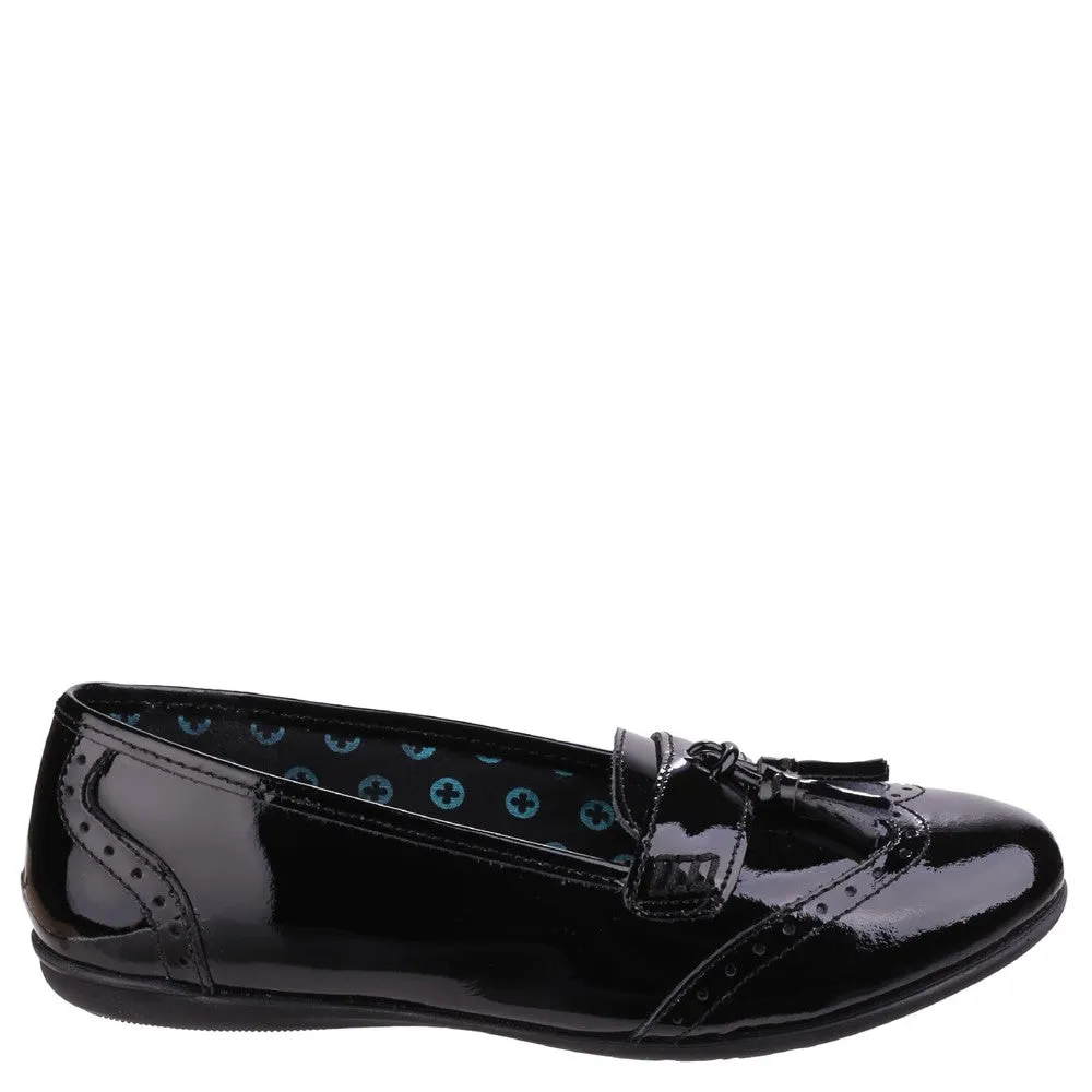 Hush Puppies Esme Junior Patent School Shoes