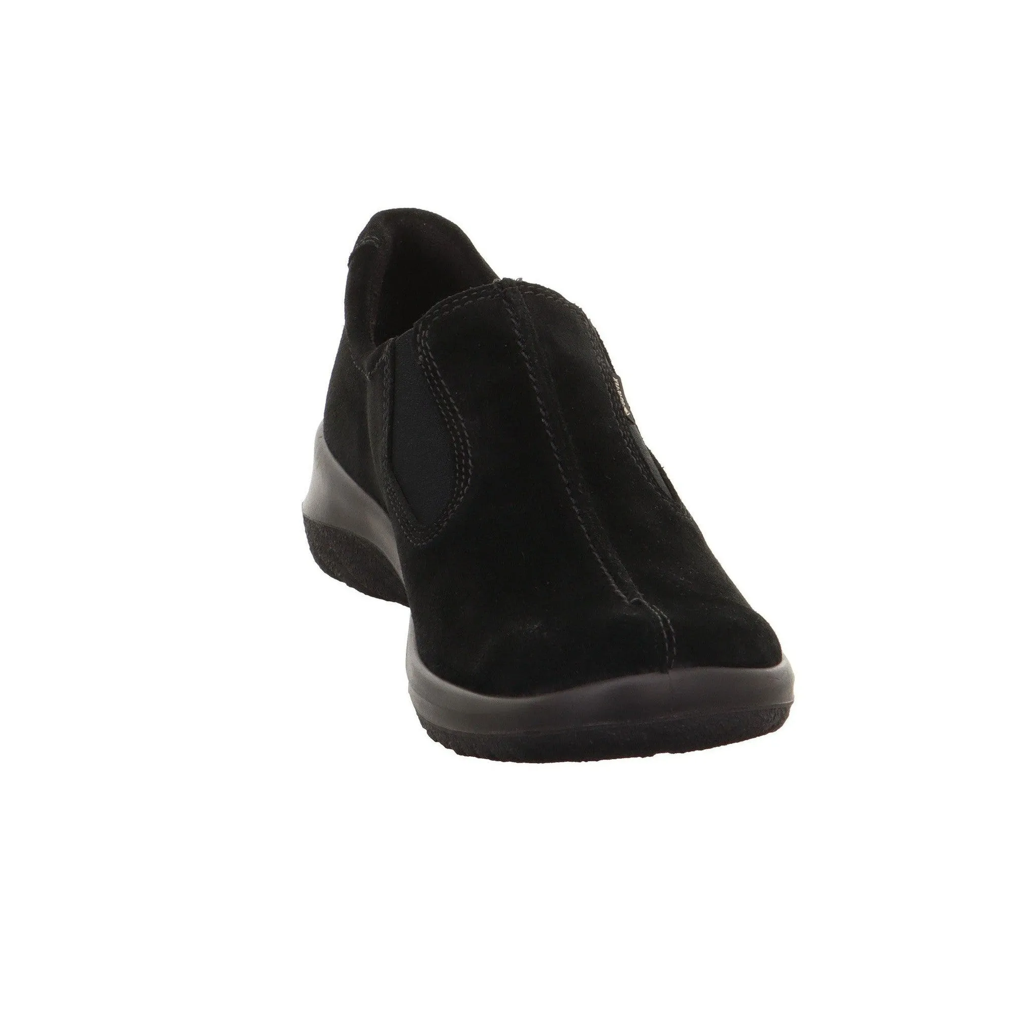 Legero 2-009568-0000 Softboot Black Waterproof Suede Slip On Loafers