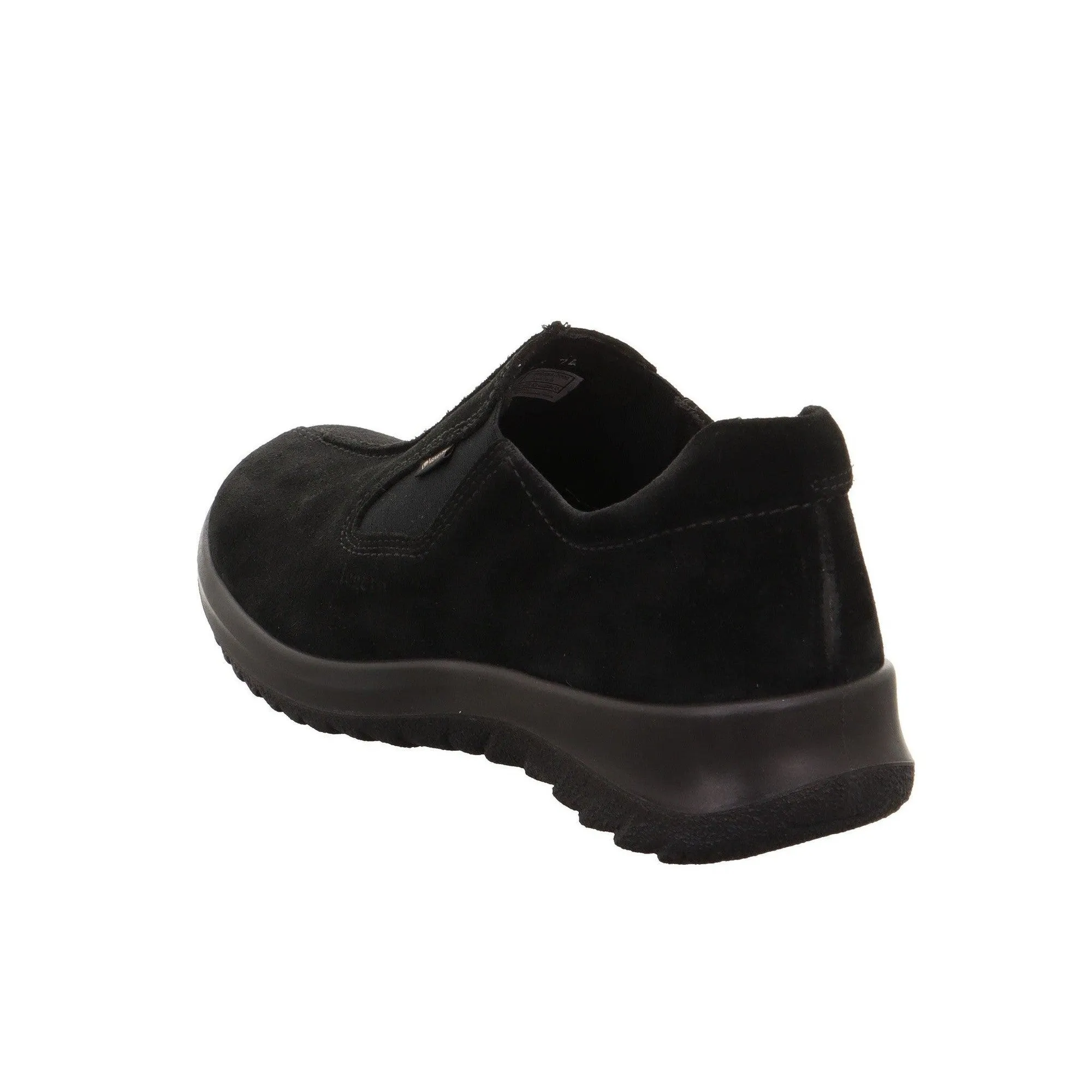 Legero 2-009568-0000 Softboot Black Waterproof Suede Slip On Loafers