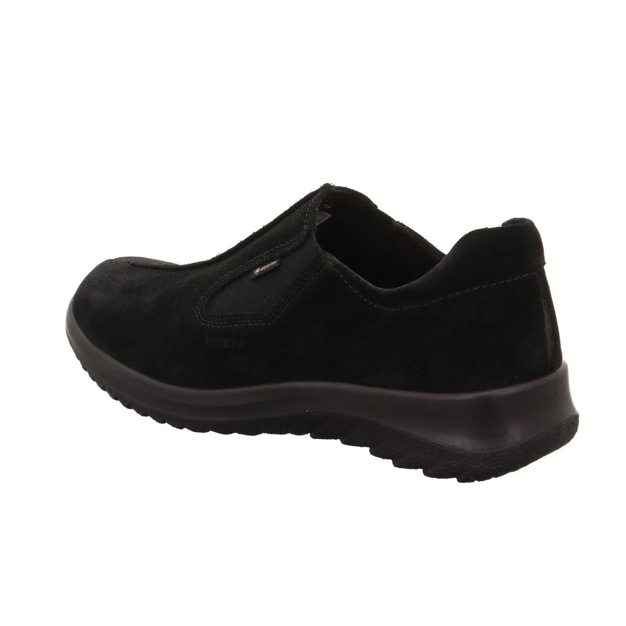 Legero 2-009568-0000 Softboot Black Waterproof Suede Slip On Loafers