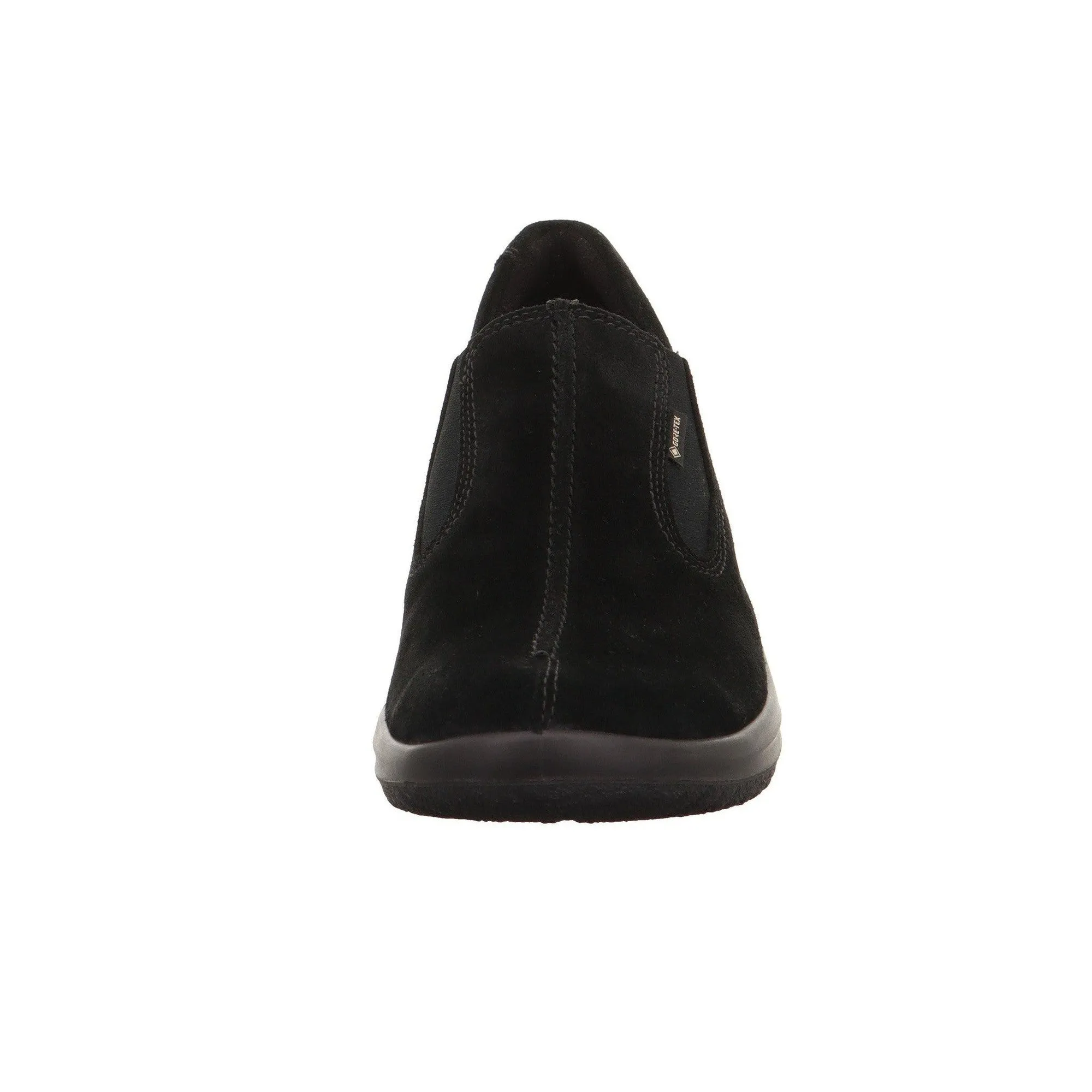Legero 2-009568-0000 Softboot Black Waterproof Suede Slip On Loafers