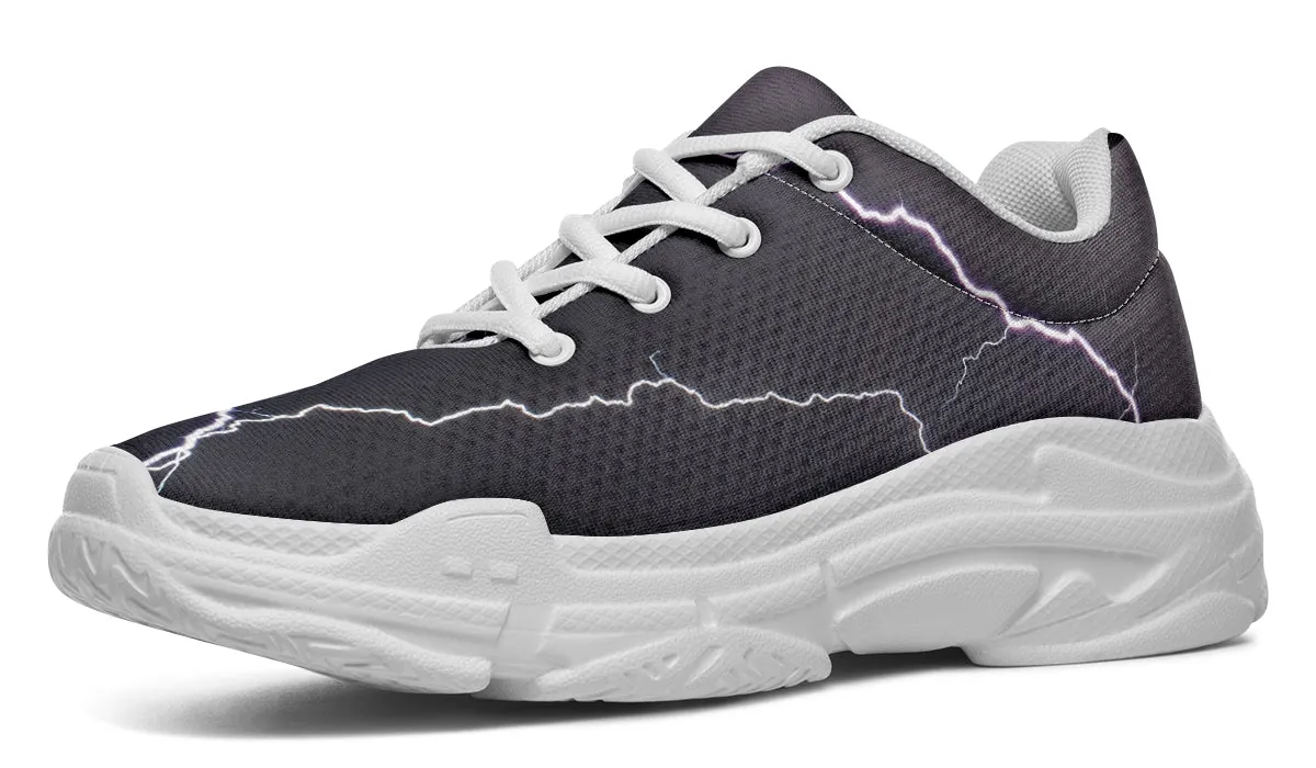 Lightning Crashes Chunky Sneakers