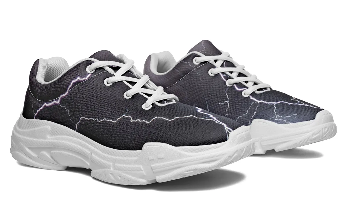 Lightning Crashes Chunky Sneakers