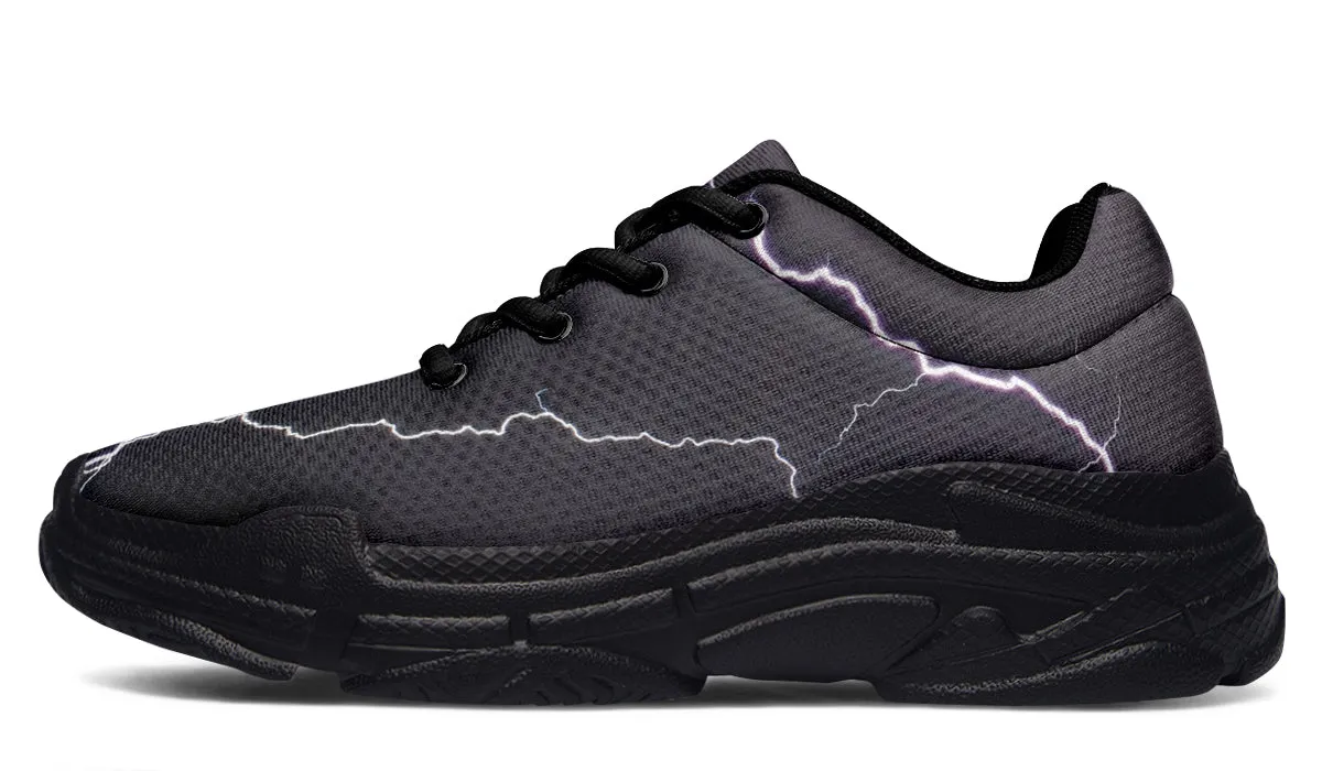 Lightning Crashes Chunky Sneakers