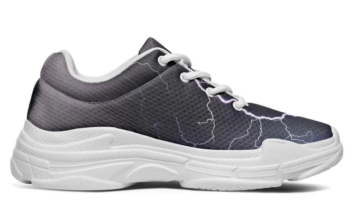 Lightning Crashes Chunky Sneakers