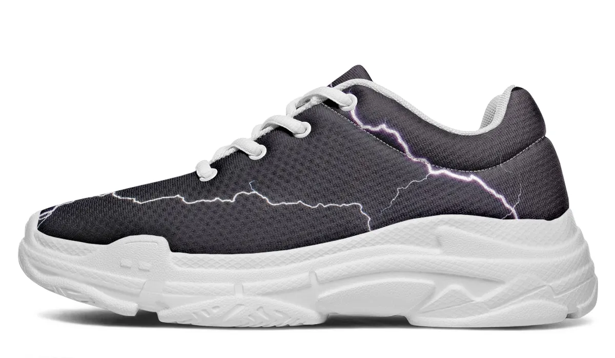 Lightning Crashes Chunky Sneakers